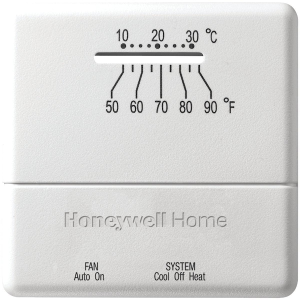 Honeywell Home Heat or Cool Mechanical Thermostat CT31A1003/E1 - main